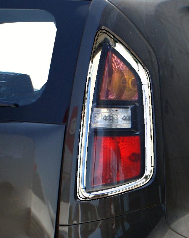 

Накладка на стопи (2 шт, нерж.) для Kia Soul I 2008-2013 рр.