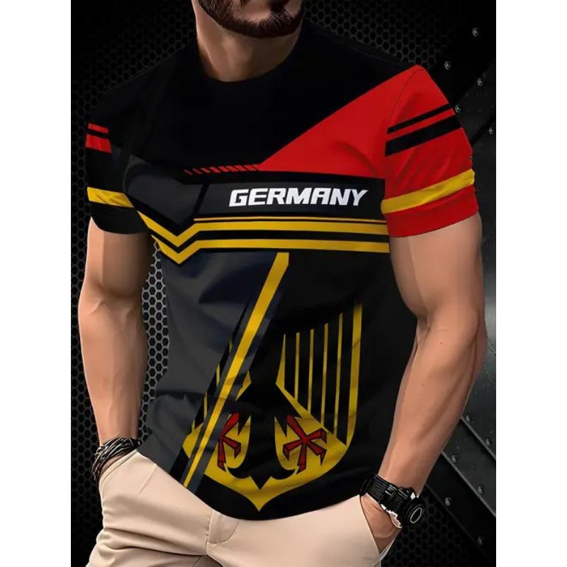 HerSight Nieuw 3D Rond Hals Heren T-shirt Casual Gestreept Patroon Mode Los Comfortabel Heren Oversized T-shirts 6XL
