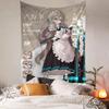 Blue Archive Tapestry Art Printing Art Science Fiction Room Home Decor Wall Art Decor