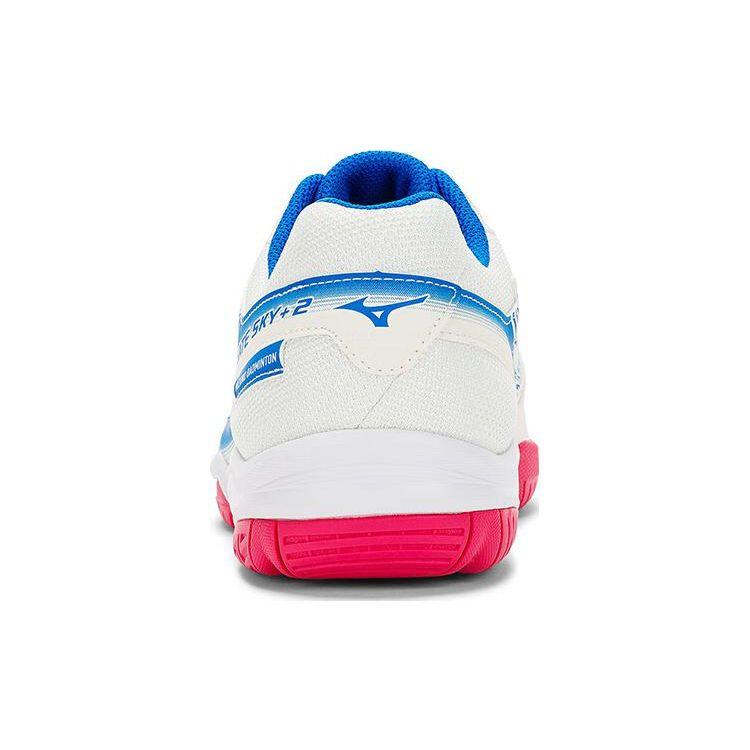 Mizuno Gate Sky Plus 2 Shock Absorbing Non-Slip Durable Low-Top Badminton Shoes Unisex Shoes White Blue 71GA224010