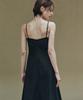 ZEROSTREET Lezero Cotton Linen Dress / Black