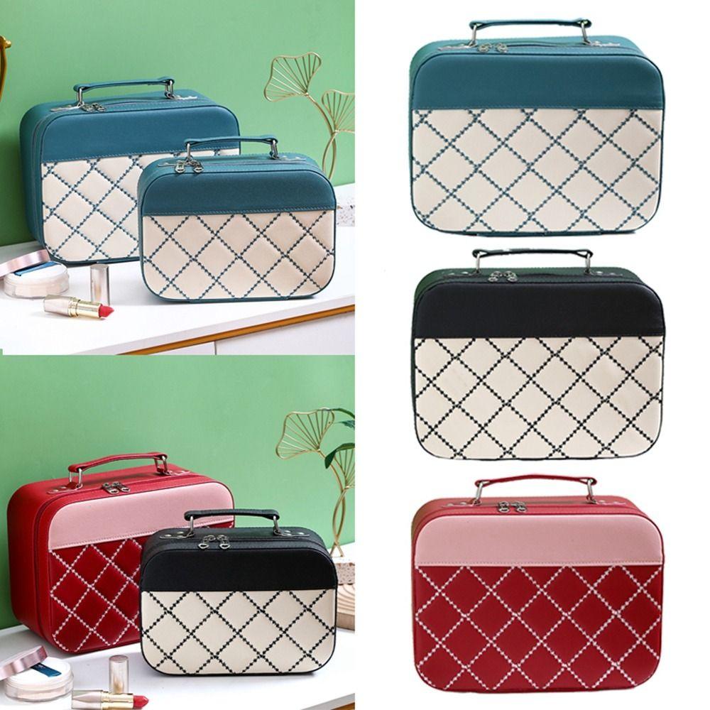 

Multifunctional Cosmetic Bag PU Washing Bag New Makeup Storage Bag Travel