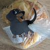 Durable Sealing Clamps Dog Butt Food Bag Sealer, Funny Chip Clip for Bread Snacks, Preservation Clips 3D Printed Plastic Clips, Reusable Kitchen