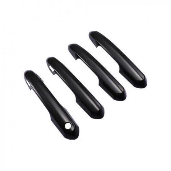 For Toyota Highlander - Bright black Car Door Handles Cover molding Trim