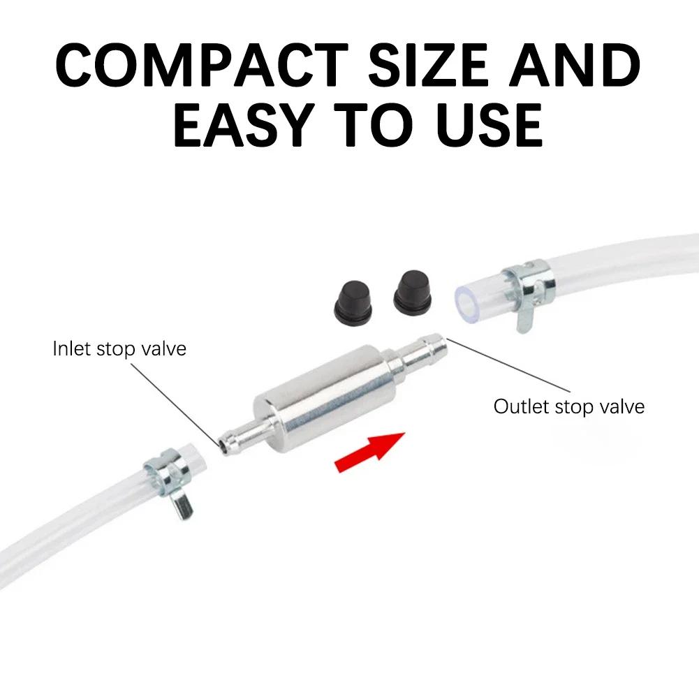 Automotive Hydraulic Clutch Brake Bleeder Kit One Way Check Valve Hose Tubing Bleeding Tool Replacement Adapter Professional Set