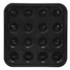 16 Holes Pool Snooker Billiard Ball Storage Holder Tray Billiards Supplies AccessoriesBlack