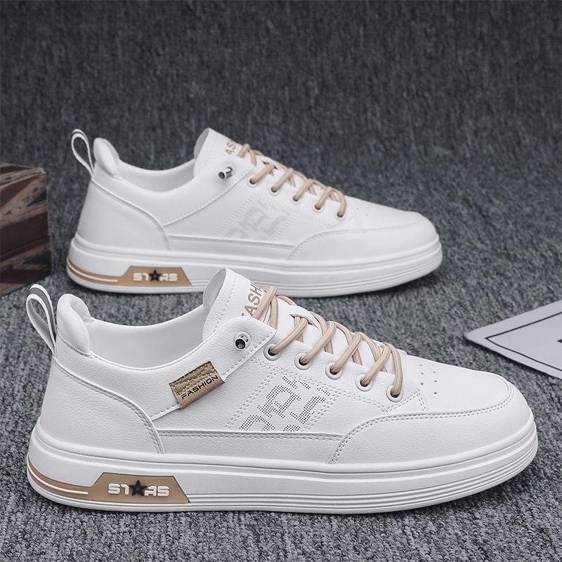 

Мужские весенние кроссовки-слипоны белого цвета, дышащие - тренд в корейском стиле, универсальные, повседневные, с мягкой подошвой 39