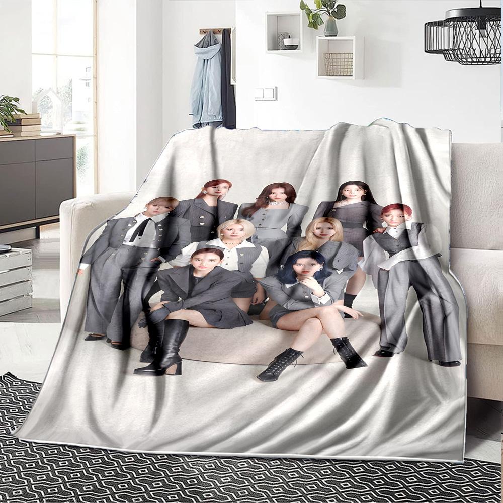 Twice Blanket Ultra-Soft Great for Office Couch Bed Four Seasons Multipurpose Warmthful Decor Ideal Gift For Birthday Valentine'S Day