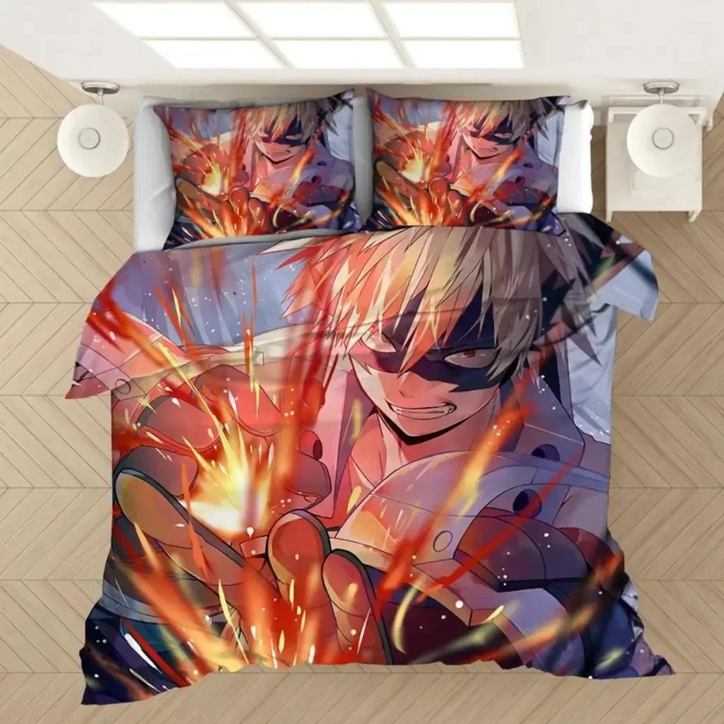 My Hero Academia 3D NEW Duvet Cover Pillowcase Bedding Set Adult Boy Girl Bedroom Decoration Children Single Double Large