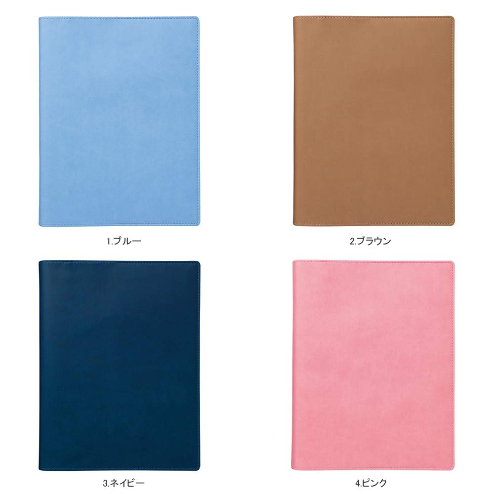 Marks System Notebook A5 Regular Size Binder with Trial Refills Plain Blue ODR-DC01-BL