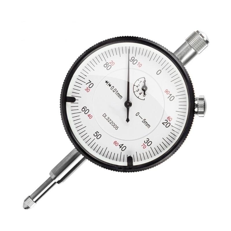 Large 56mm Dial Indicator with Clear Markings Aluminum Alloy Dial Gauge Precise Measurements Durable for Various Uses DL322005