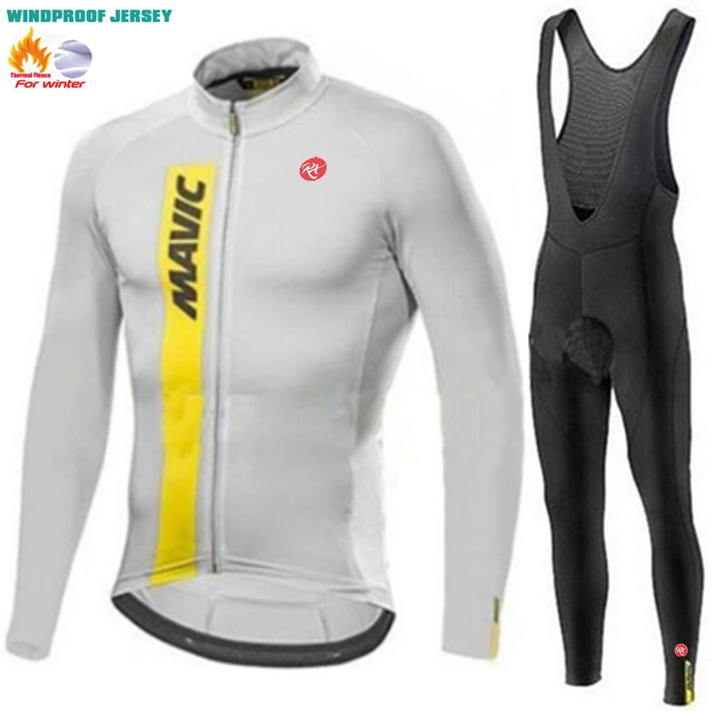 

2026 Men s Cycling Long Sleeve Winter Bicycle Warm Riding Set Road Bicycle Cold Riding Long Sleeve Winter Riding Pants XXL