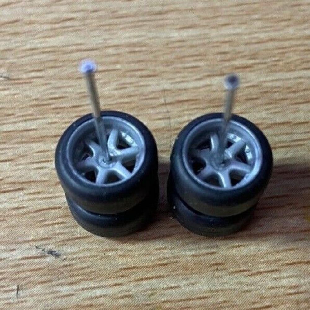 

1/64 DIY Custom Racing Vehicle Toys Modified Parts Model Car Wheel Rubber Tire Model Model Car