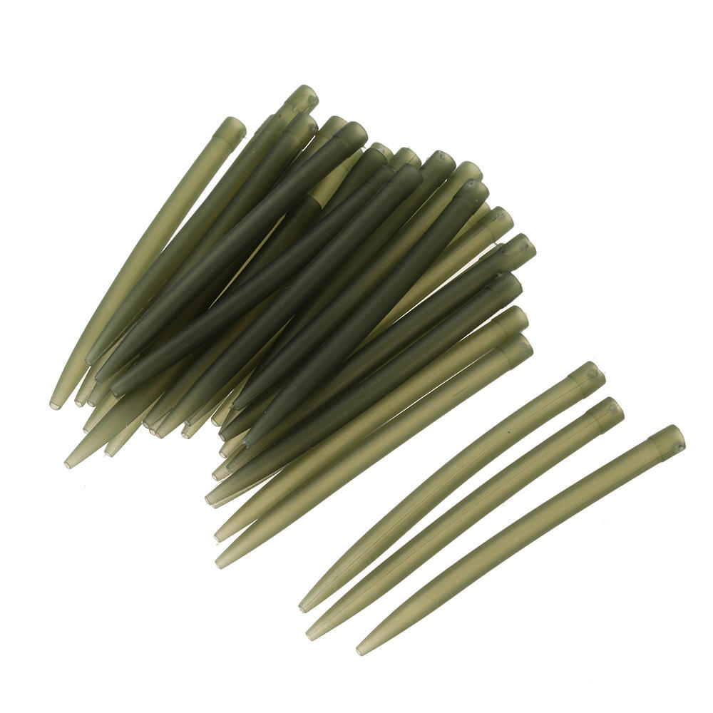 

30/50/100pcs 54mm Anti Tangle Rubber Sleeves Connect with Fishing Hook Carp Coarse Fishing Tackles Outdoor Fishing Accessories