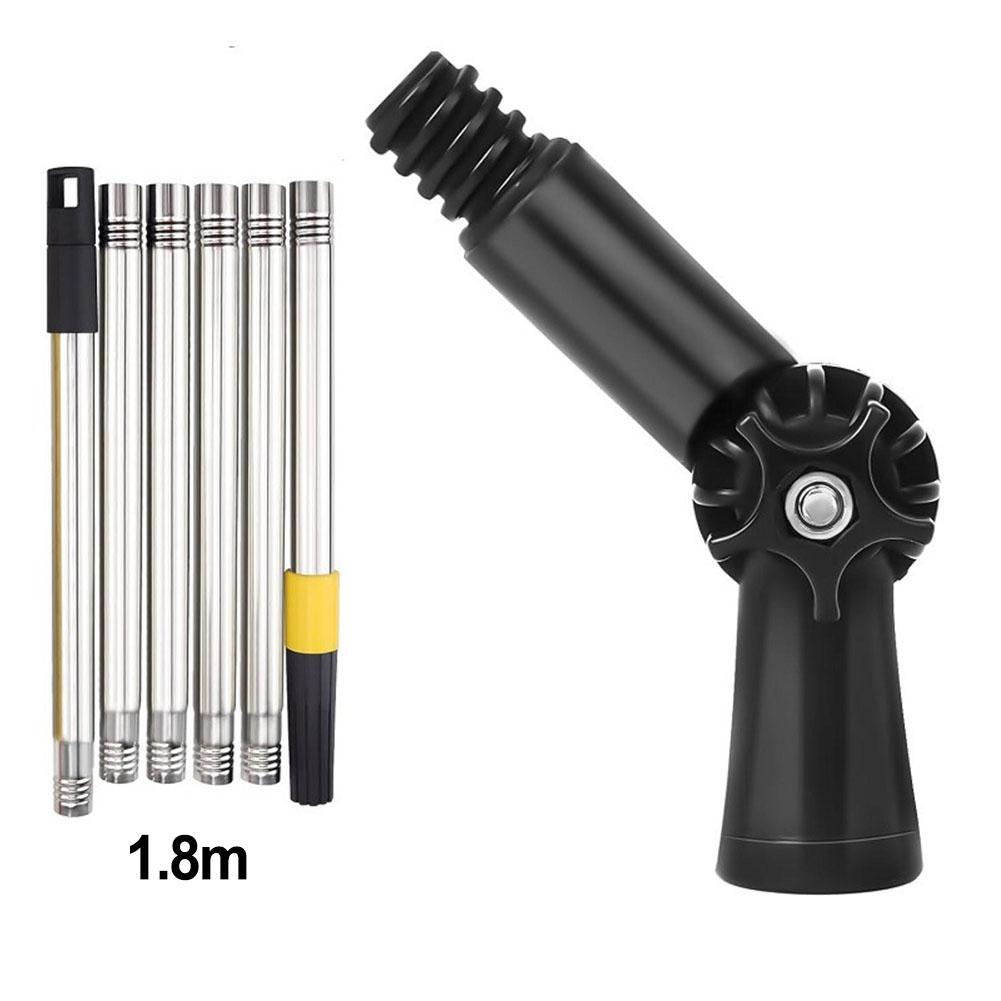 Adjustable Length Paint Roller Extension Cleaning Tasks 180-Degree Swivel Head Easy Attachment 180 Degree Swivel Paint Tool
