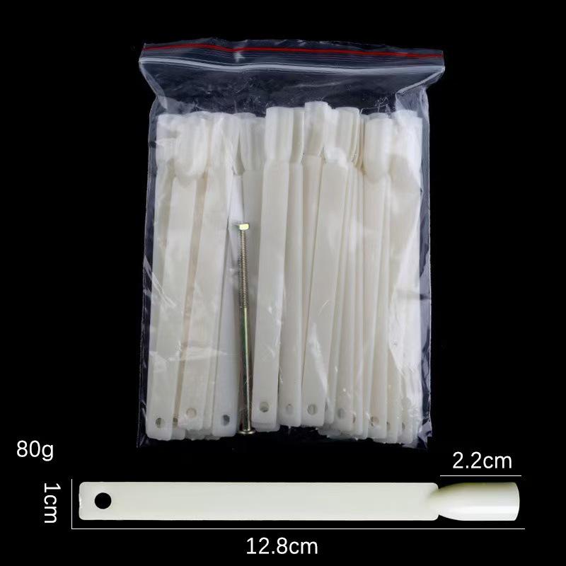 Fan-Shaped Nail Art Practice Display - 50 Piece Gel Polish Color Card Set