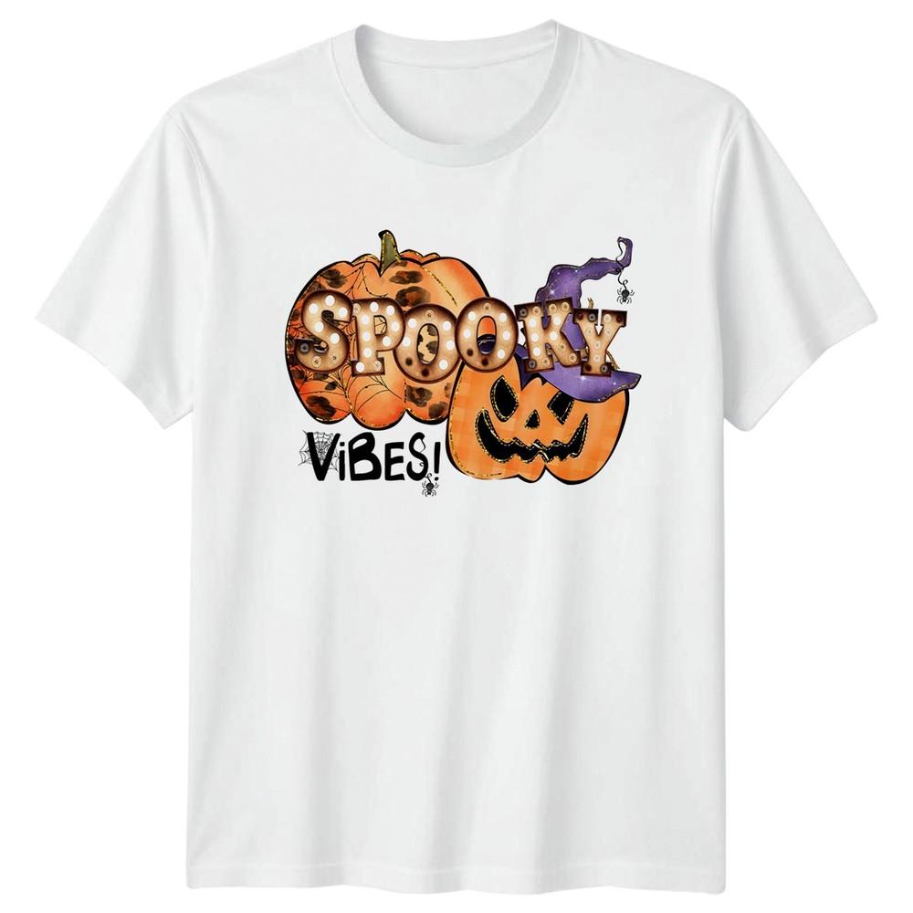 Spooky Vibes TShirt Spooky Season Halloween Halloween Gift For Him And Her S
