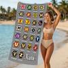 Customizable personalized beach towels Metal Slug themed designs.Suitable for the beach, yoga, sports;ideal as beach accessories