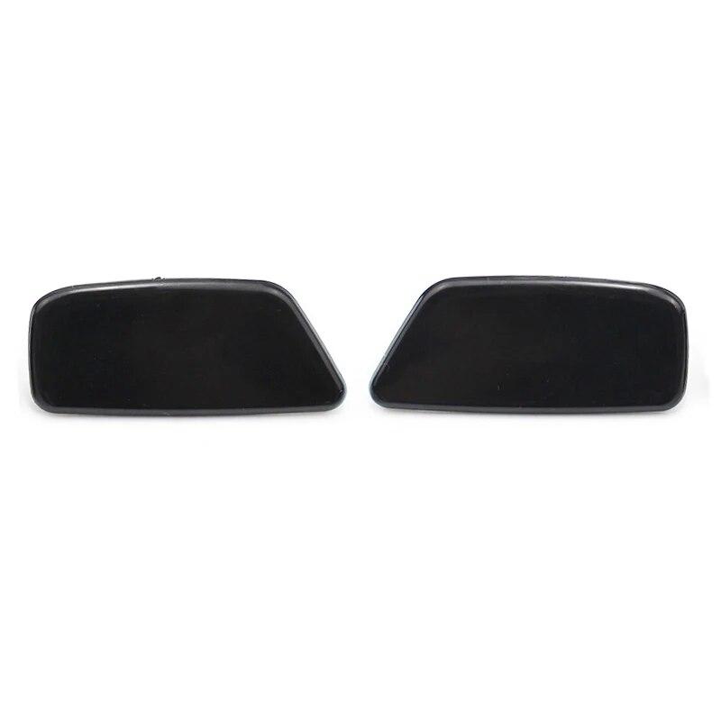 2PCS For Subaru Forester SH 2009-2012 Front Bumper Headlight Headlamp Washer Spray Jet Nozzle Pump Cover Cap Lid Unpainted
