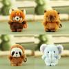Plush Animal Keychain Frog Elephant Soft Toy For Kids And Teens