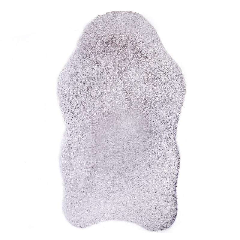 

Soft Faux Fur Pet Mat Warm Plush Pet Bed Pad for Large Medium Small Dogs Cats Home Sofa Floor Comfortable Sleeping Cushion S сірий