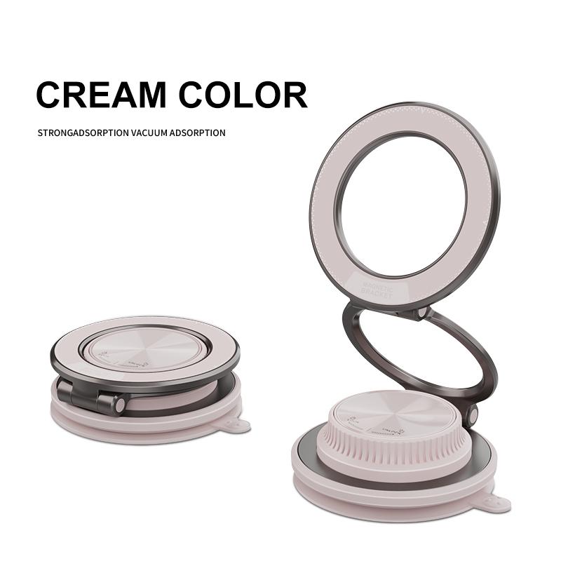 Suporte Magnético Forte para Celular Design Dobrável Ajustável 360° Ventosa para Carro para Celular Para xiaomi/iphone Transmissão ao Vivo