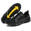 Herren Quick-Drying Mesh Wandersandalen - Leicht, Atmungsaktiv, Sommer Angel- & Trekking-Schuhe