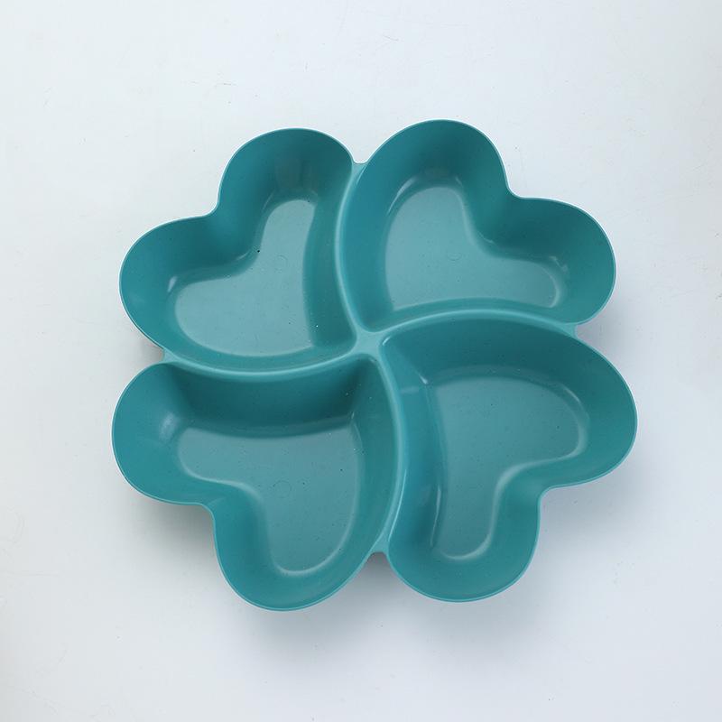 Elegant Gold-Edged Plastic Fruit Plate - Stylish Square Bone Dish for High-End Living Room Decor