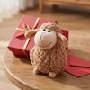 Lamb Mini Sheep Plush Keychain Cartoon Soft Lamb Doll Ornament  Year of the Sheep