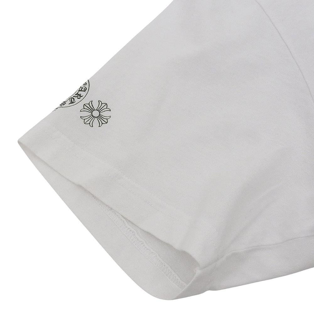 CHROME HEARTS Multi Color Cross Cemetery T-Shirt, Men's, White, Medium Tops M whiteUsed