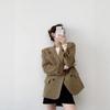 Women's Winter Coffee Casual Woolen Suit Jacket - New Design