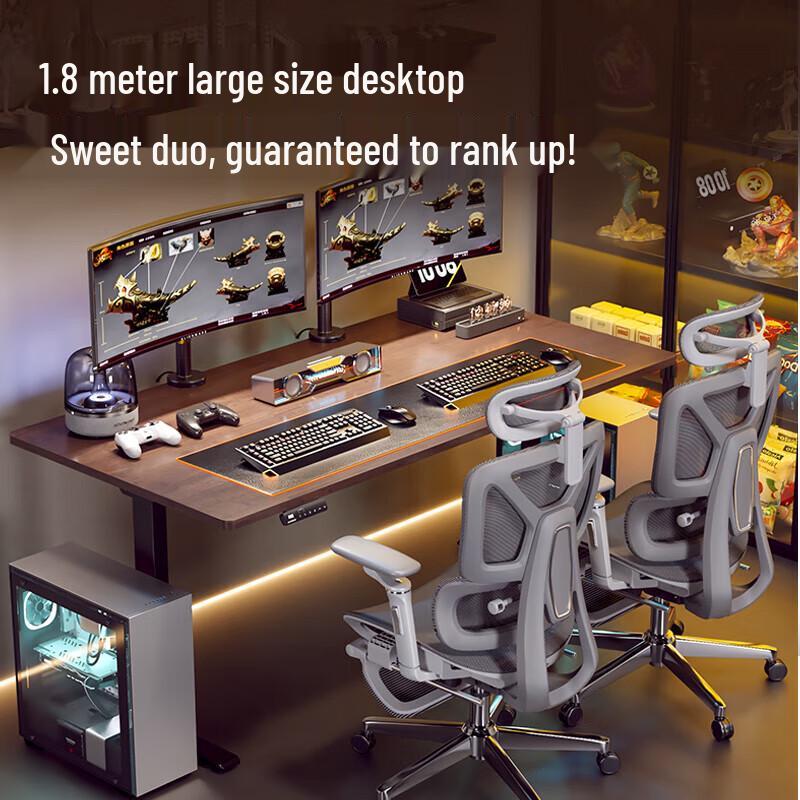 Електричний стіл для сидіння та стояння Loctek Black Samurai Pro