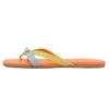Great HERMES Sandals Orange Light Blue Yellow leather Women 36 Used