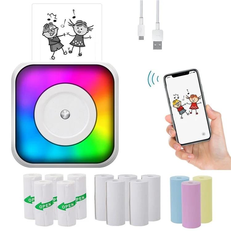 

Портативный беспроводной Bluetooth-термопринтер C31 с набором бумаги для печати