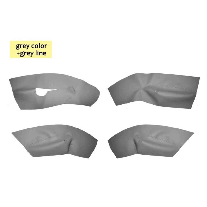 Left Hand Drive Soft Leather Door Panel Cover For Skoda Octavia 2007 2008 2009 2010 2011-2014 Car Door Armrest Panel Cover Trim