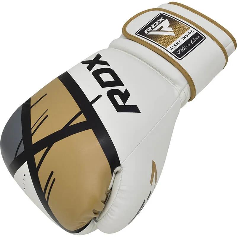 RDX F7 Boxing Gloves 10OZ Gold