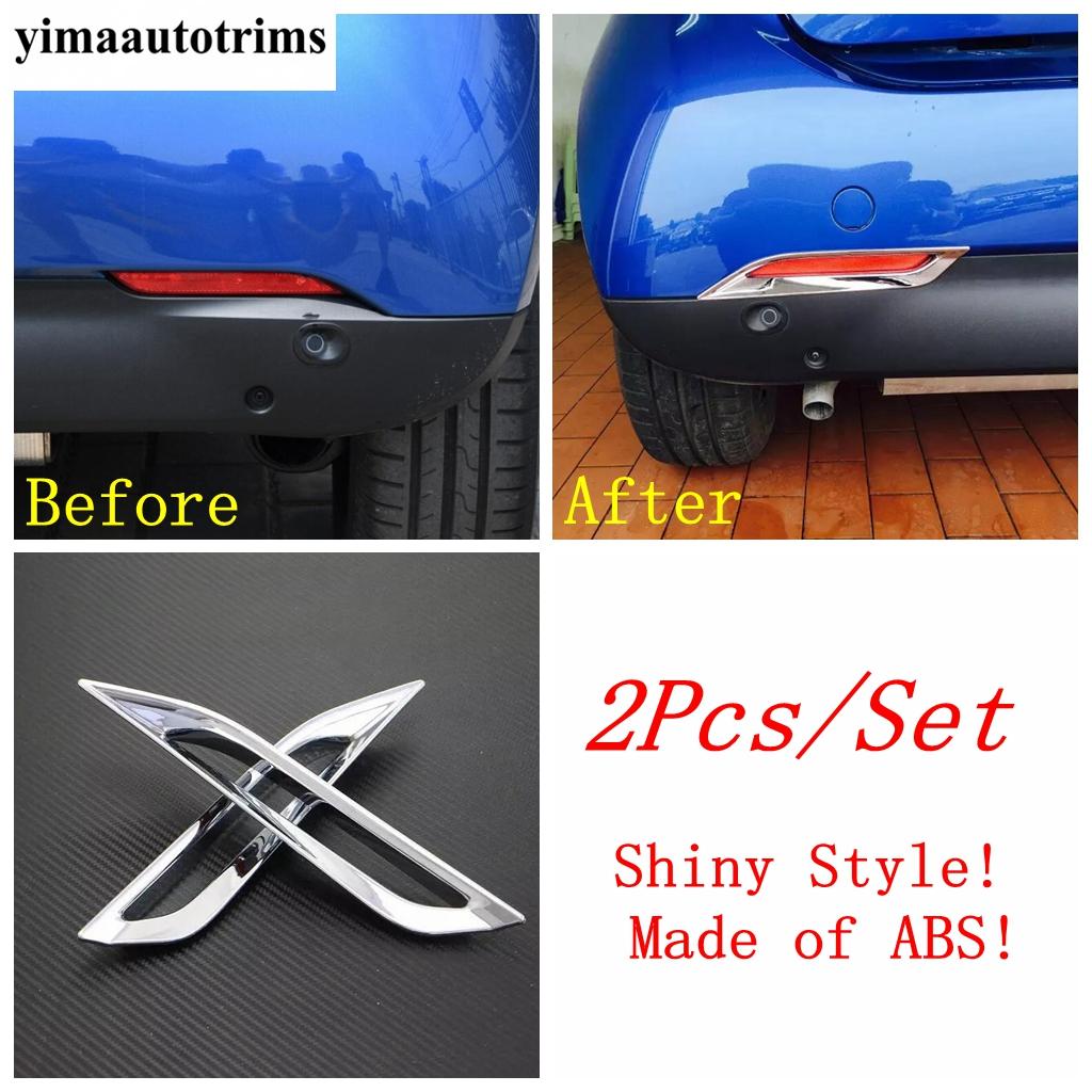 Front Rear Fog Lamp / Window Wiper / Side Air Vent Outlet Leaf Broad Cover Trim ABS Accessories For Smart 453 Fortwo 2015 -