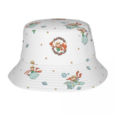 Street Cute The Little Prince Fox And Stars Bucket Hat Woman Lightweight Camping Fishing Cap Bob Hat