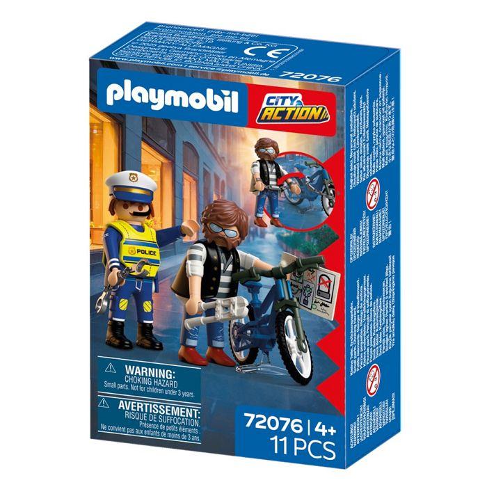 72076 Policier et voleur de vélo