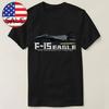 US Air Force F-15 Eagle Fighter Aircraft T-Shirt 100% Cotton O-Neck Summer Short Sleeve Casual