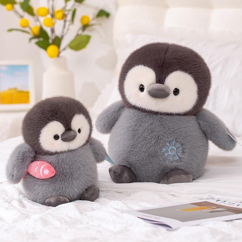 Fish Pattern Snowflake Penguin Plush Toy Stuffed Animal Kids Marine Doll Animal
