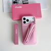 Rhode s leskem na rty Pouzdro na telefon pro iPhone 16 15 14 13 12 17 11 Pro Max Plus Lip
