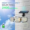3‑Head Solar Outdoor Wall Light, Motion Sensor Security Light, 270° Wide‑Angle Illumination Waterproof Lamp for Garden, Garage, Yard