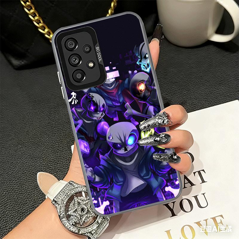 U-Undertale S-Sans Shockproof Phone Case for Samsung A17 A16 A15 A14 A37 A57 A36 A56 A26 A35 A55 A25 A34 A54 A24 A13 A23 A33 A53