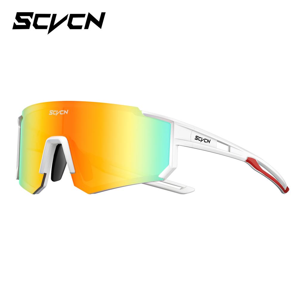 SCVCN Mode Radsportbrille Fahrrad Baseball Sonnenbrille für Herren UV400 Sport MTB Outdoor Brille Fahrrad Damen Sonnenbrille Fahren