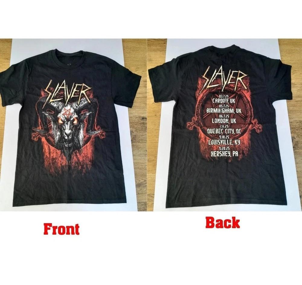 SALE 2025! SLAYER Tour 2025 Back To The Beginning Reprin Unisex T-Shirt