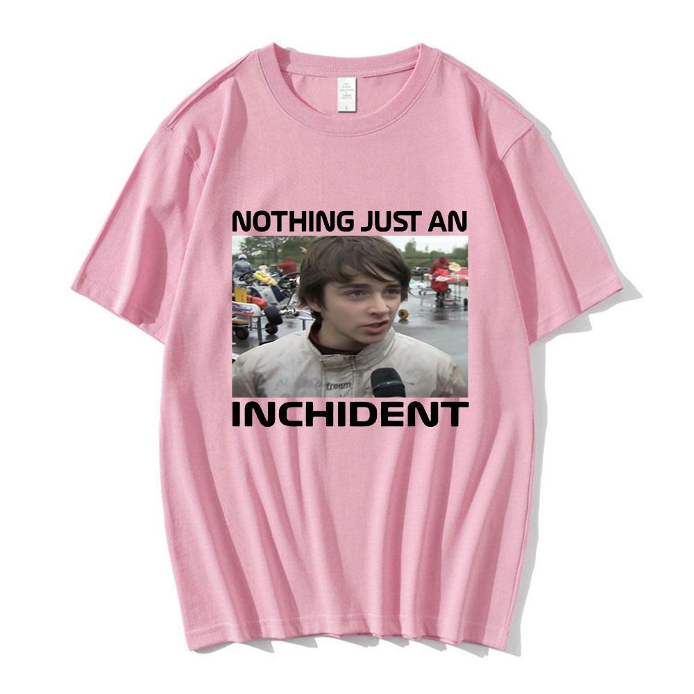 Customization Charles Leclerc Nothing Just An Inchident Interview T Shirt Unisex Vintage Oversized Short Sleeve Tee Shirt Casual Co