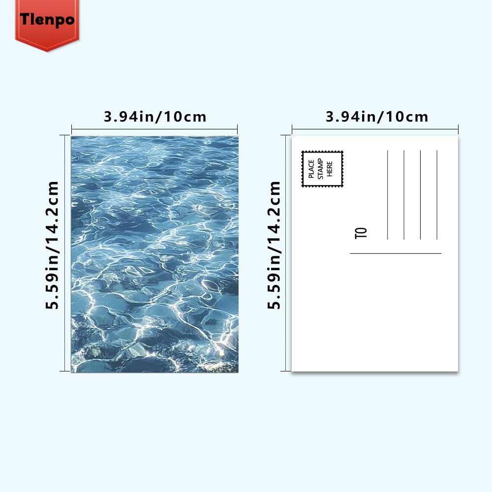 32 Pcs, Sea Life Postcards, Wall Stickers, Mailing Cards, Greeting Cards, DIY Postcards, Souvenir Postcards, Decorations