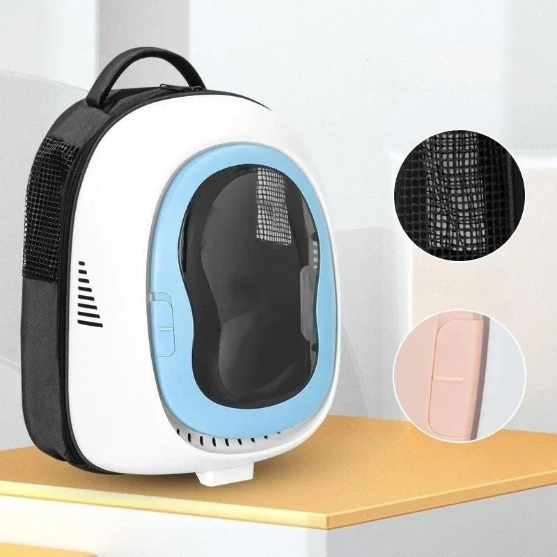 Portable Travel Pet Carrier Backpack Transparent Capsule Cat Bag Breathable For Small Animal Puppy Kitty Bird Pet Daily Supplies