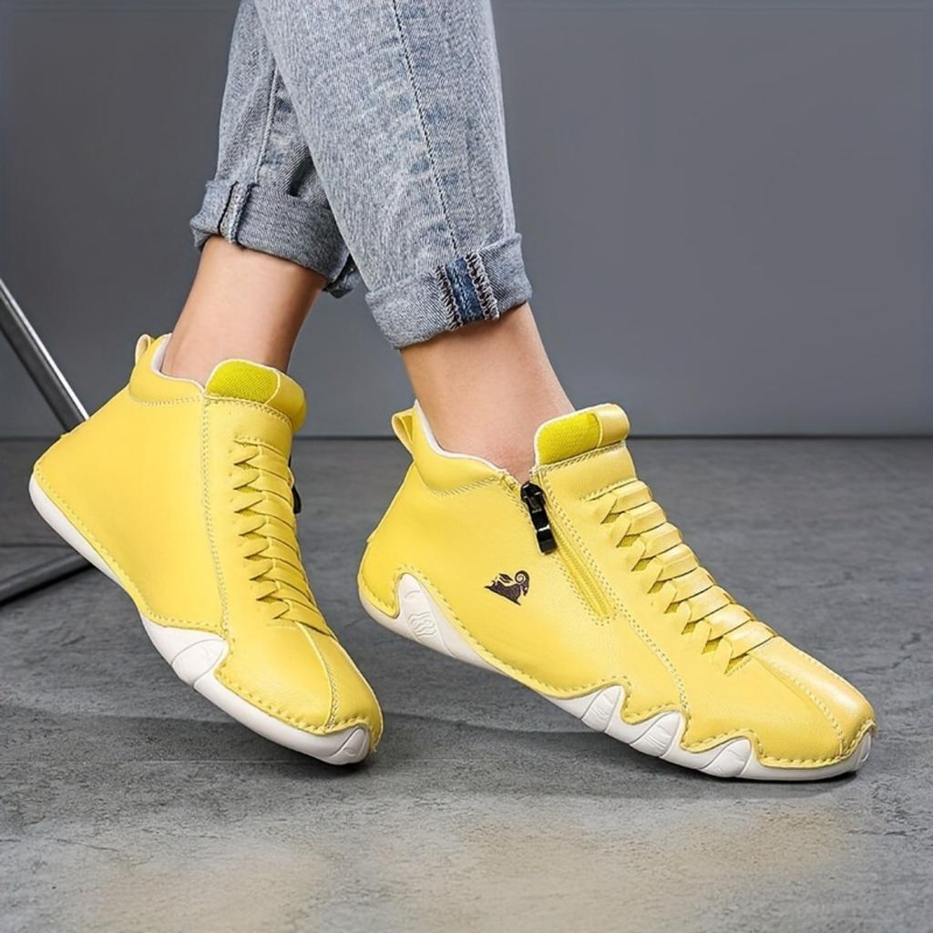 Men's and Women's Handmade Stitched Women's Shoes with Cow Tendon Soft Sole, Autumn and Winter Flat Sole, Single Shoes, Casual Shoes